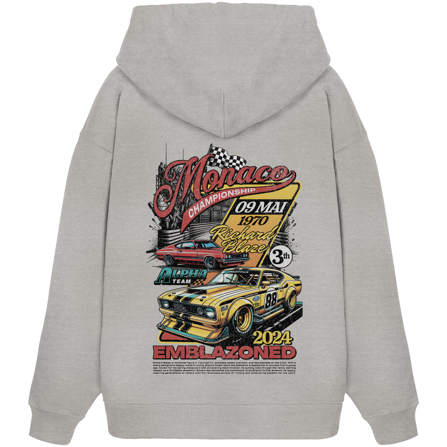 Muscle Car Premium 350 g/m² - Oversize Hoodie