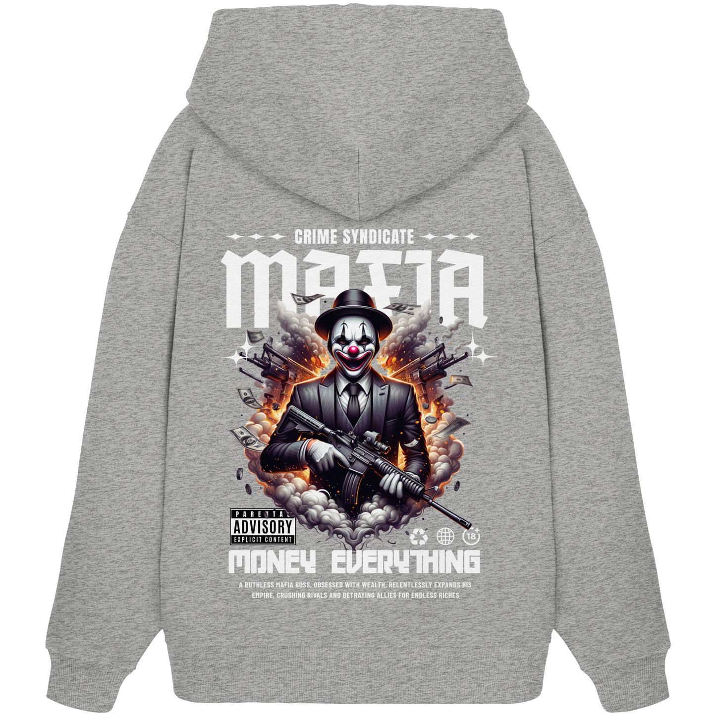 Money - Premium 350 g/m² Oversize Hoodie