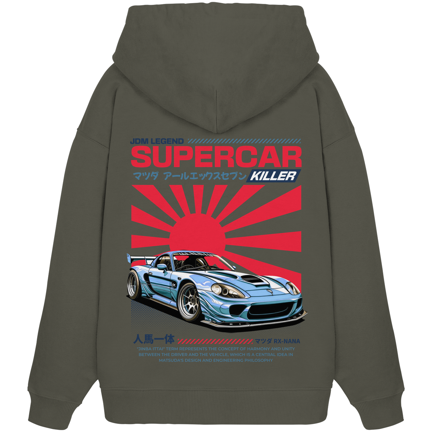 Car Style Japan Premium 350 g/m² - Oversize Hoodie