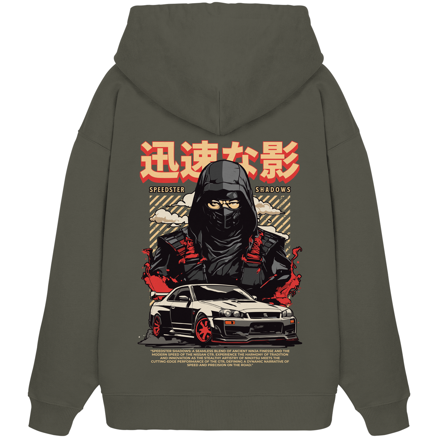 Car Style Japan Premium 350 g/m² - Oversize Hoodie