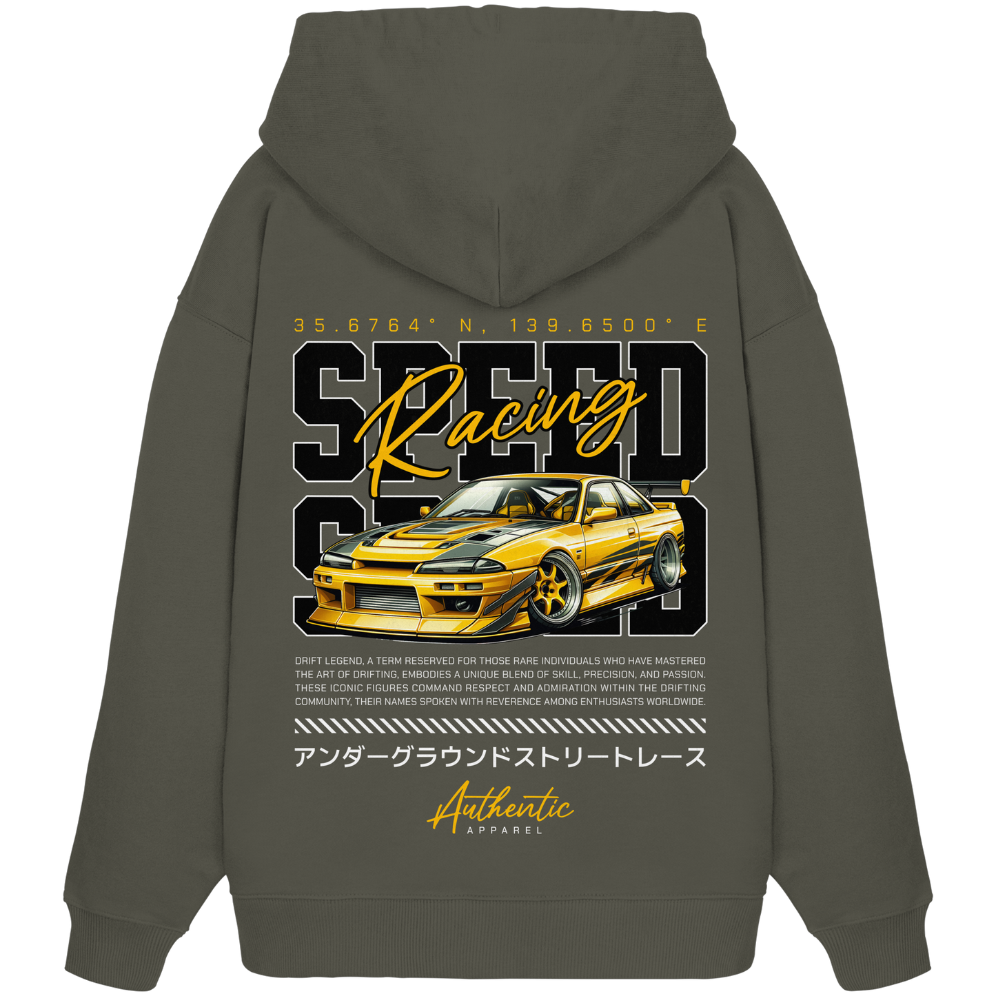 Car Style Japan Premium 320 g/m² - Oversize Hoodie