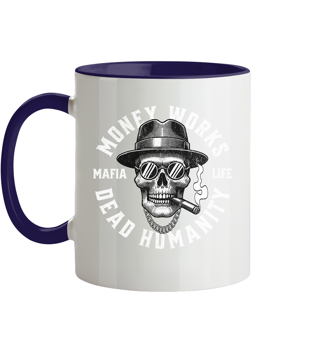 Tasse - zweifarbig mit zwei Seitendruck