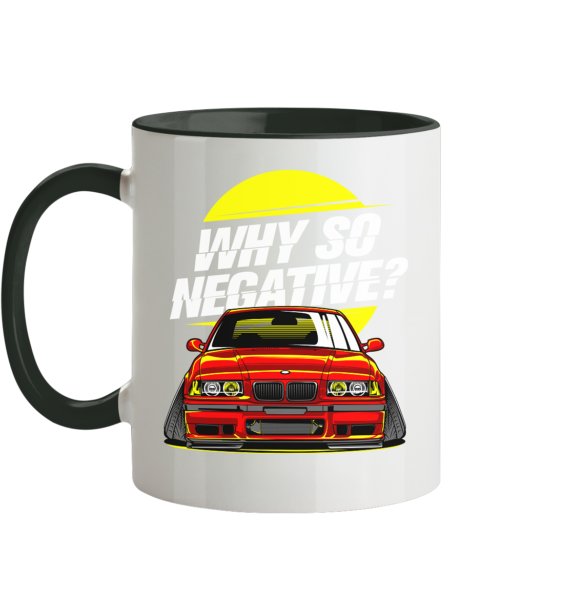 Tasse - zweifarbig mit zwei Seitendruck