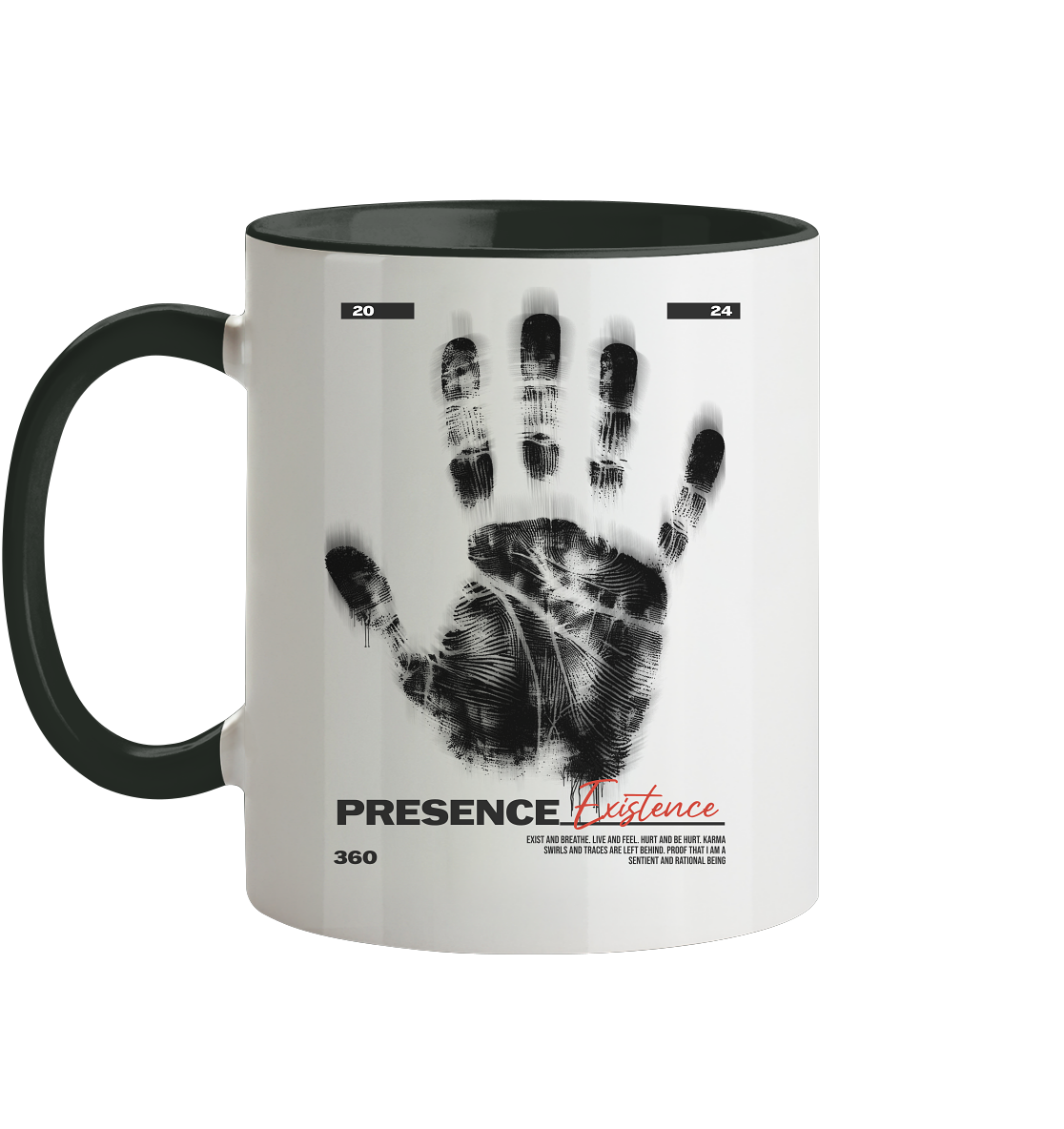 Tasse - zweifarbig mit zwei Seitendruck