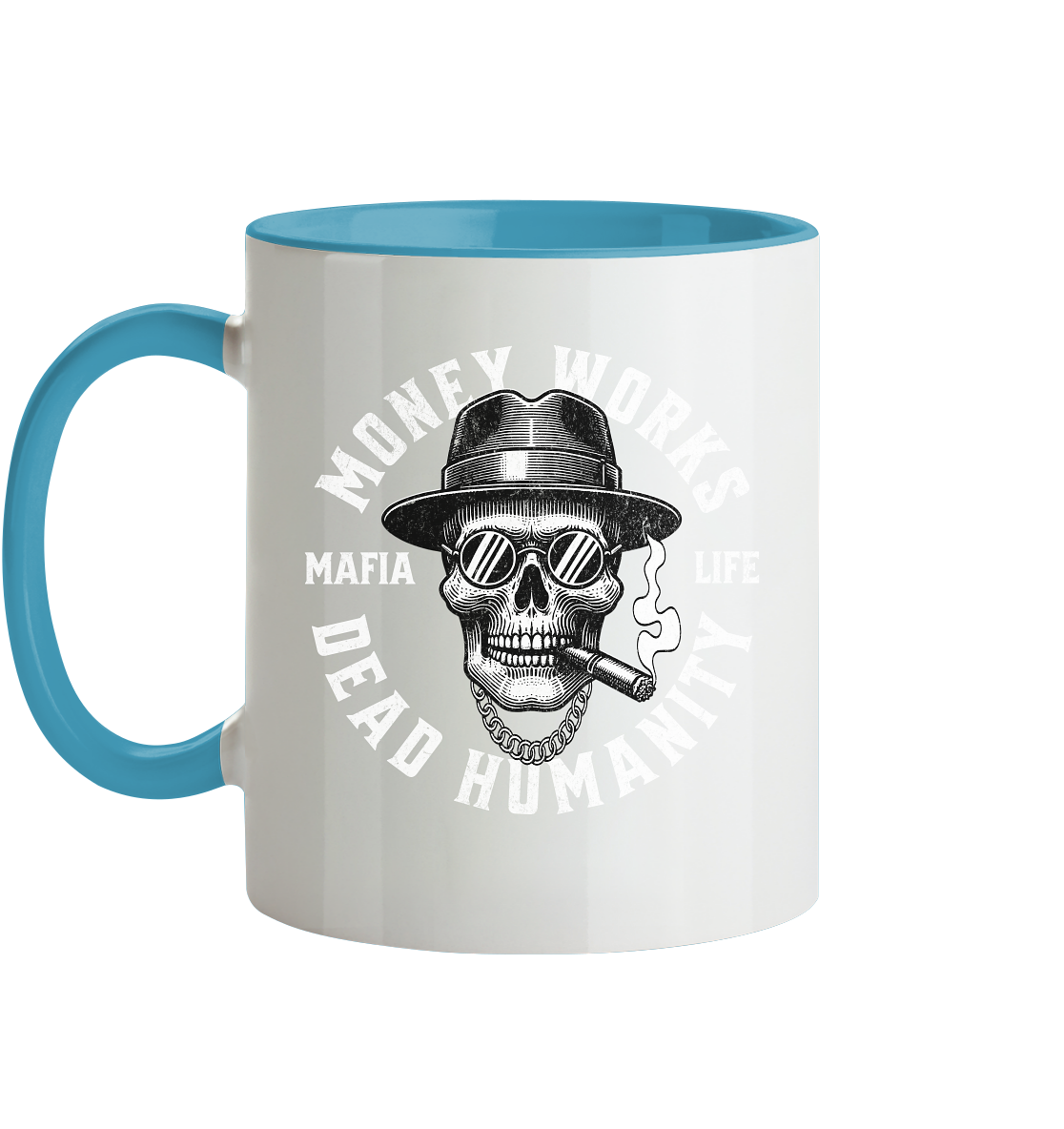 Tasse - zweifarbig mit zwei Seitendruck