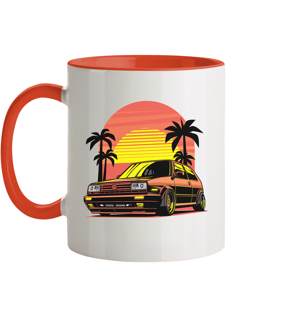 Tasse - zweifarbig mit zwei Seitendruck