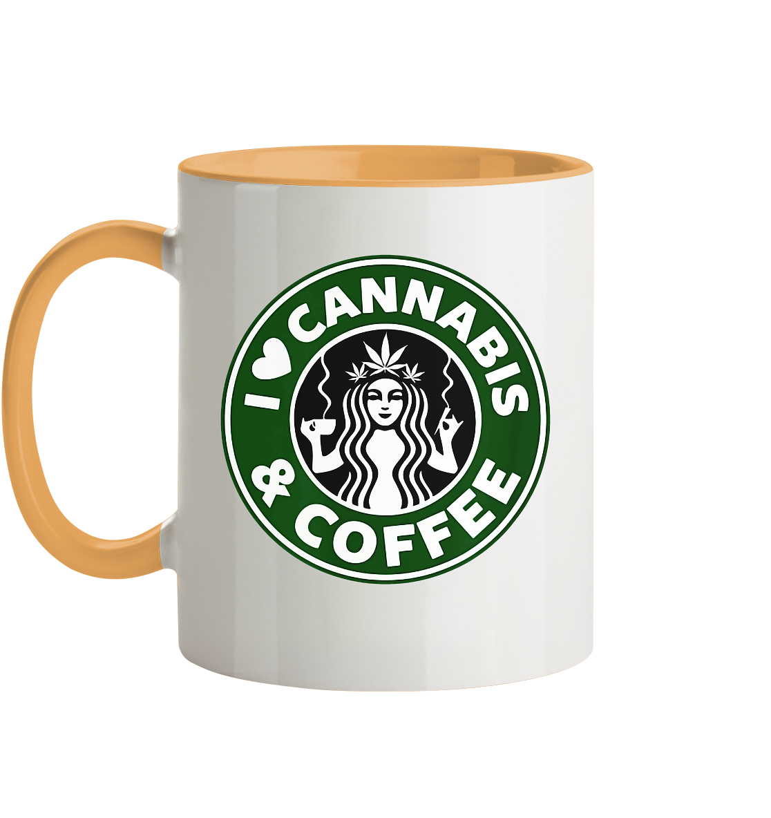 Tasse - zweifarbig mit zwei Seitendruck