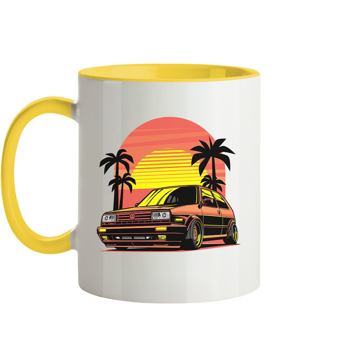 Tasse - zweifarbig mit zwei Seitendruck