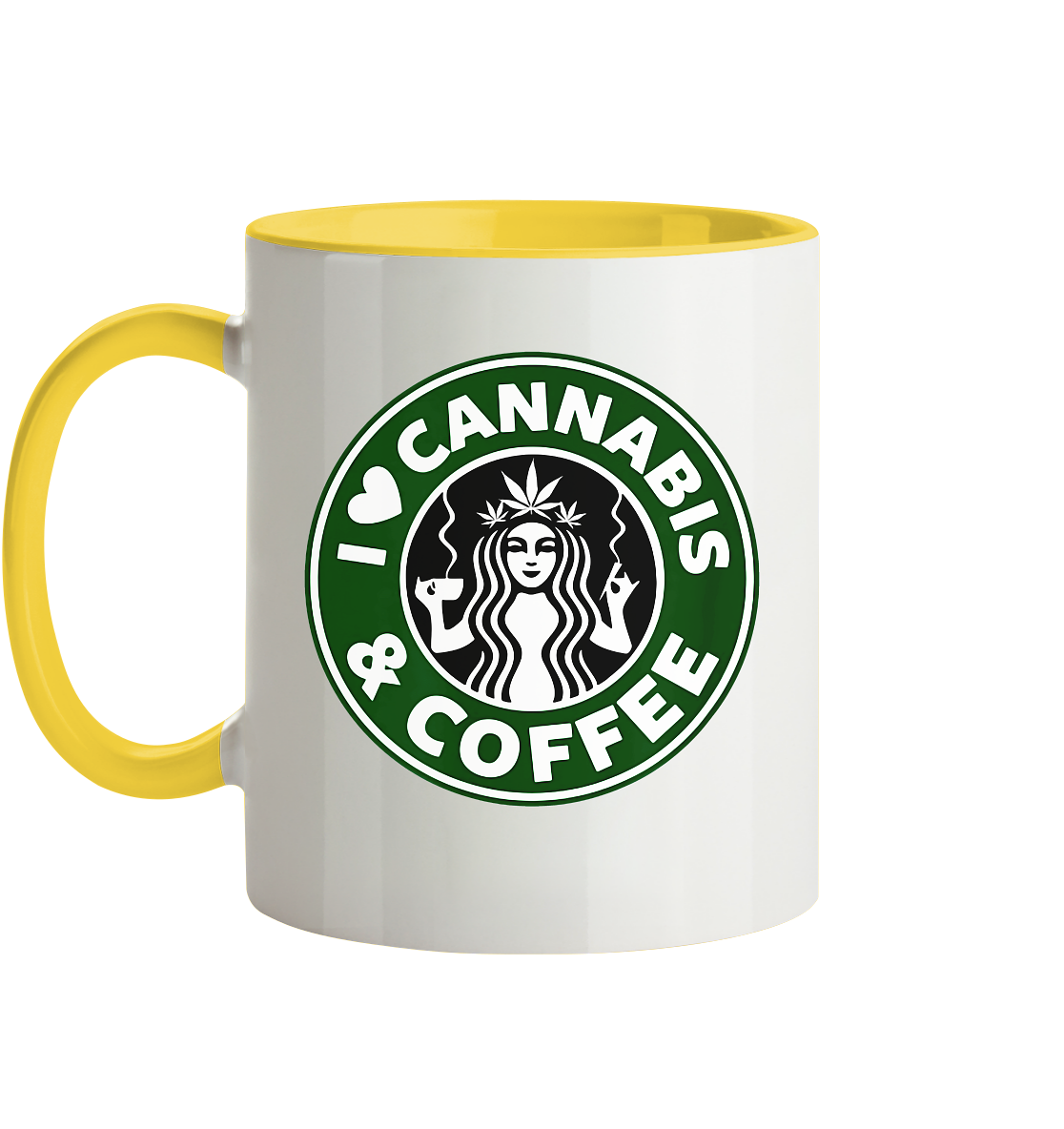 Tasse - zweifarbig mit zwei Seitendruck