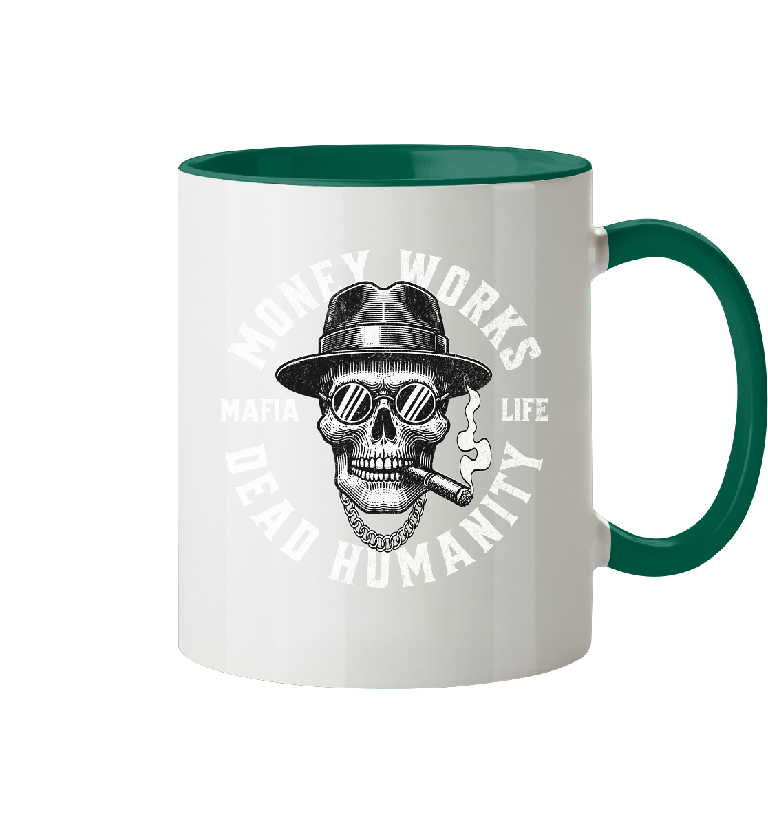 Tasse - zweifarbig mit zwei Seitendruck