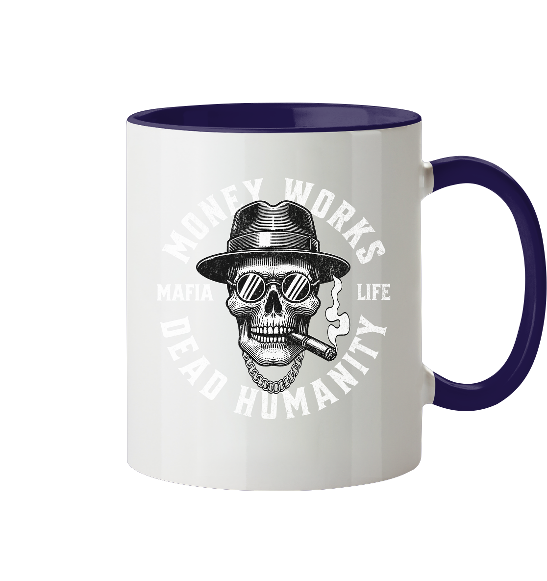 Tasse - zweifarbig mit zwei Seitendruck
