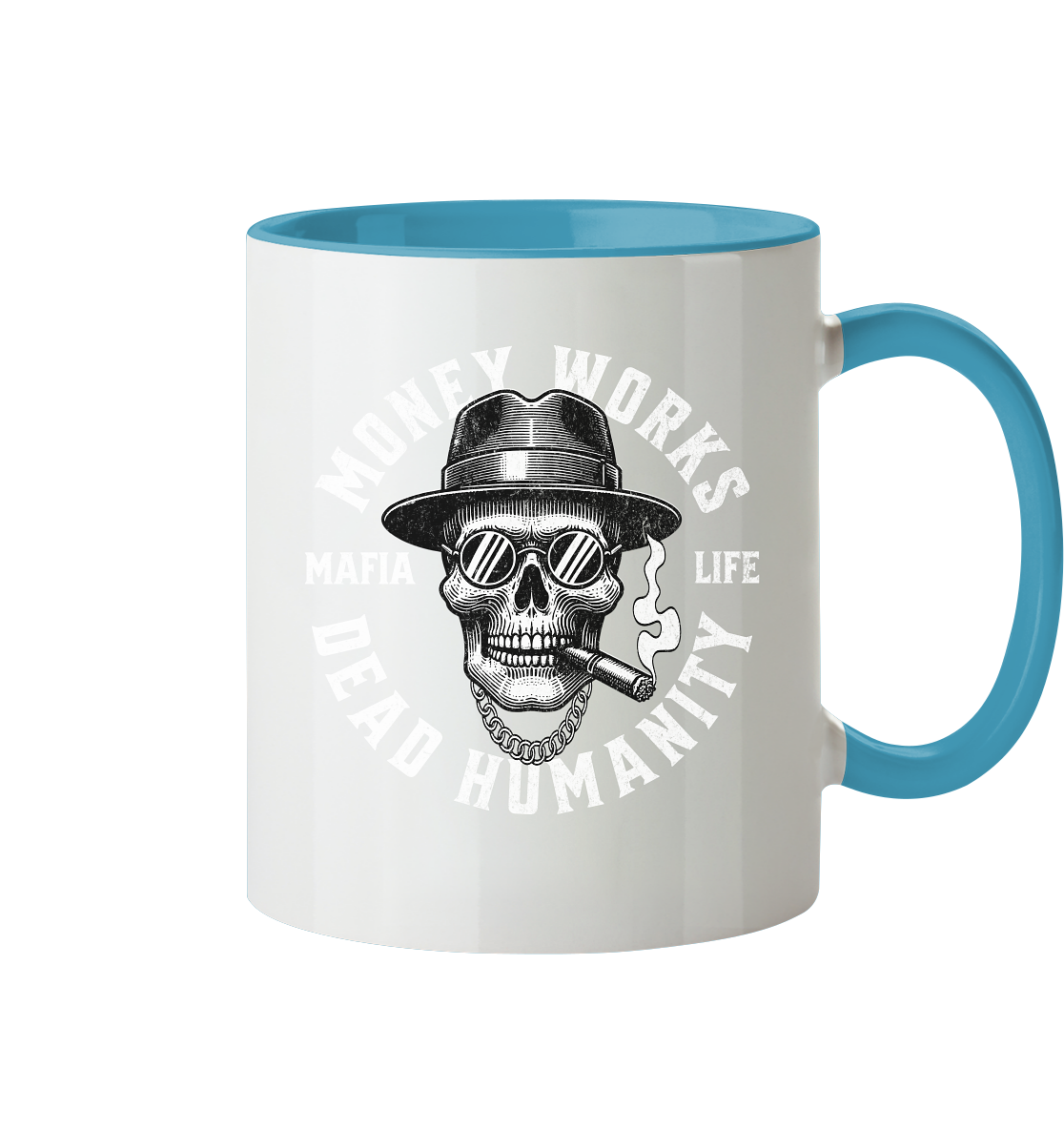 Tasse - zweifarbig mit zwei Seitendruck