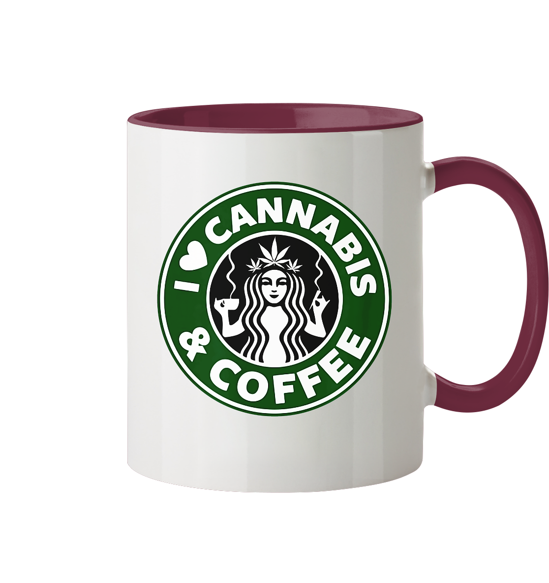 Tasse - zweifarbig mit zwei Seitendruck