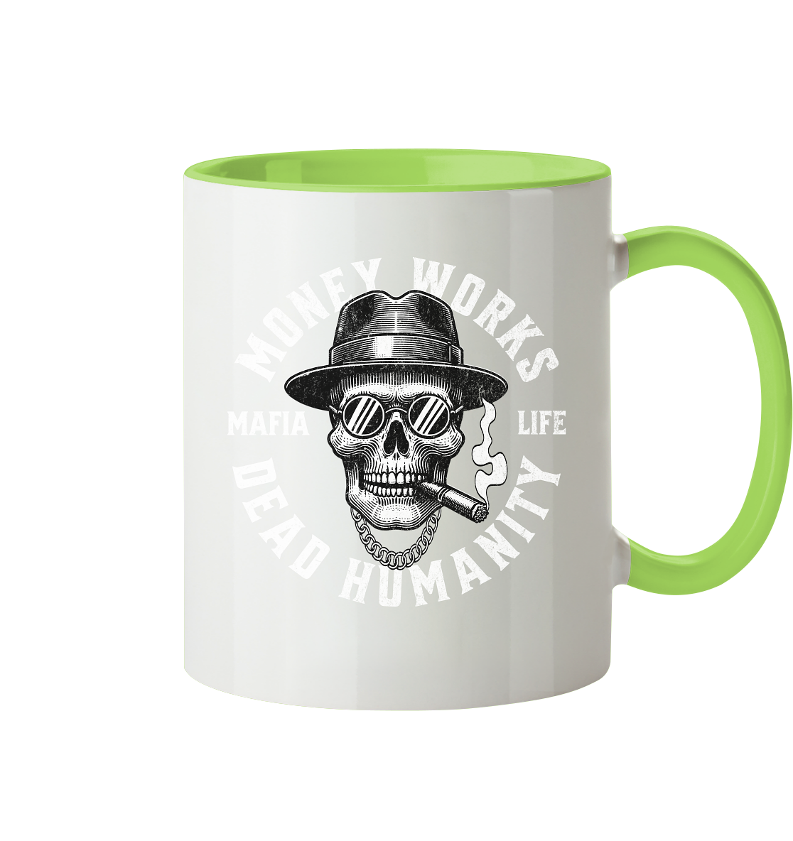 Tasse - zweifarbig mit zwei Seitendruck