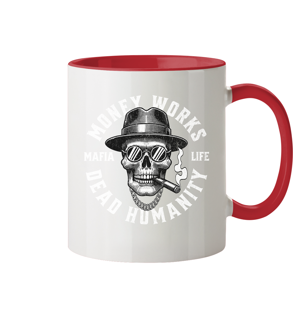 Tasse - zweifarbig mit zwei Seitendruck