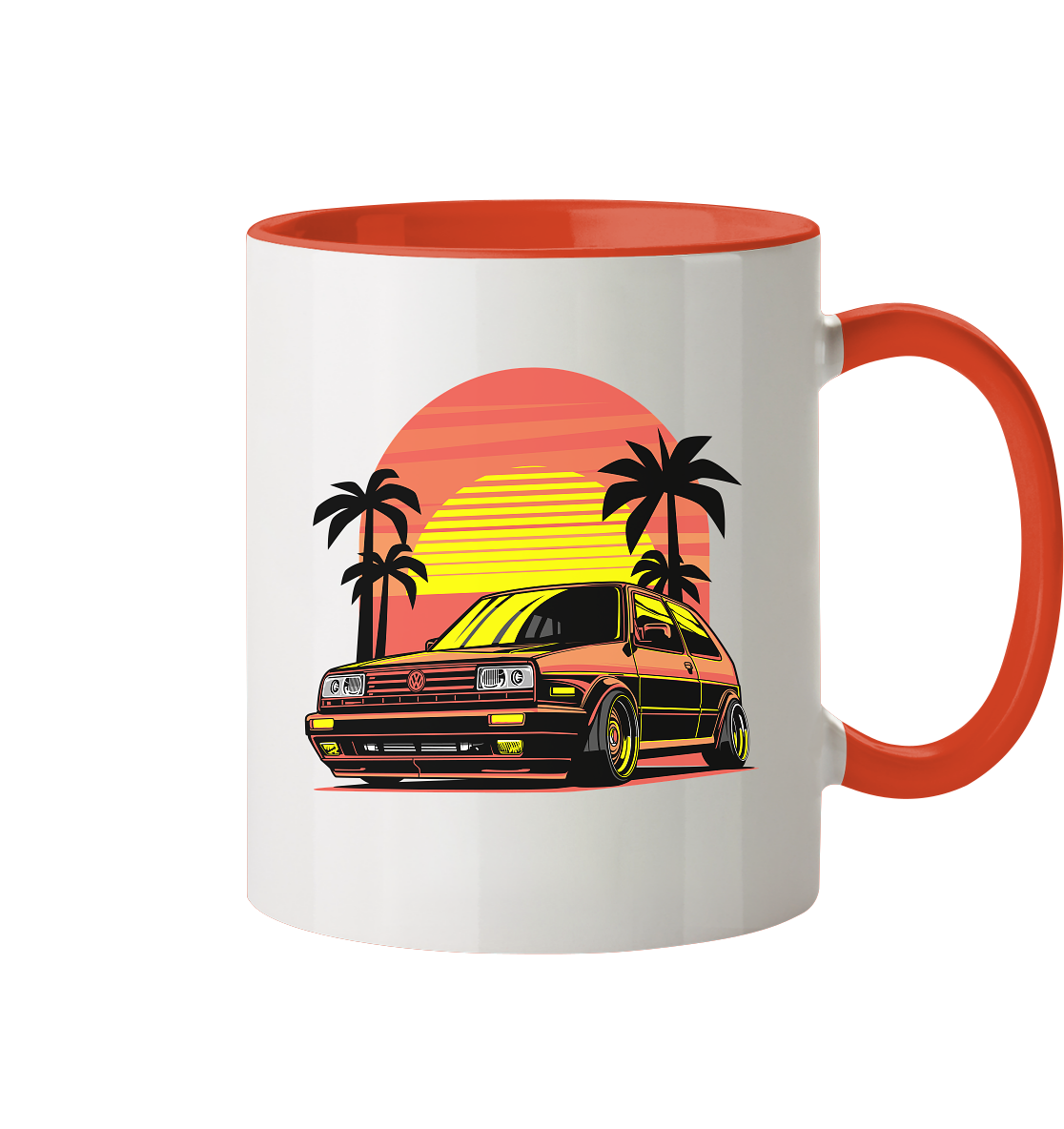 Tasse - zweifarbig mit zwei Seitendruck