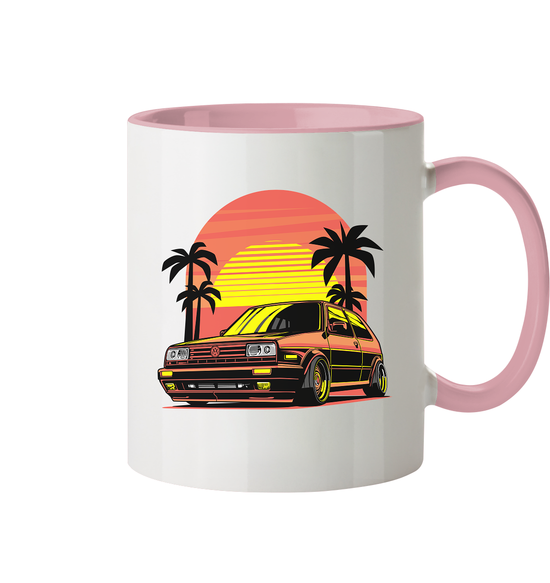 Tasse - zweifarbig mit zwei Seitendruck