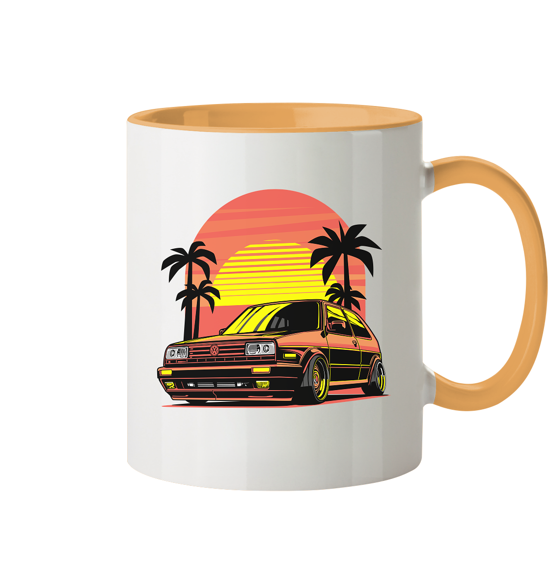 Tasse - zweifarbig mit zwei Seitendruck