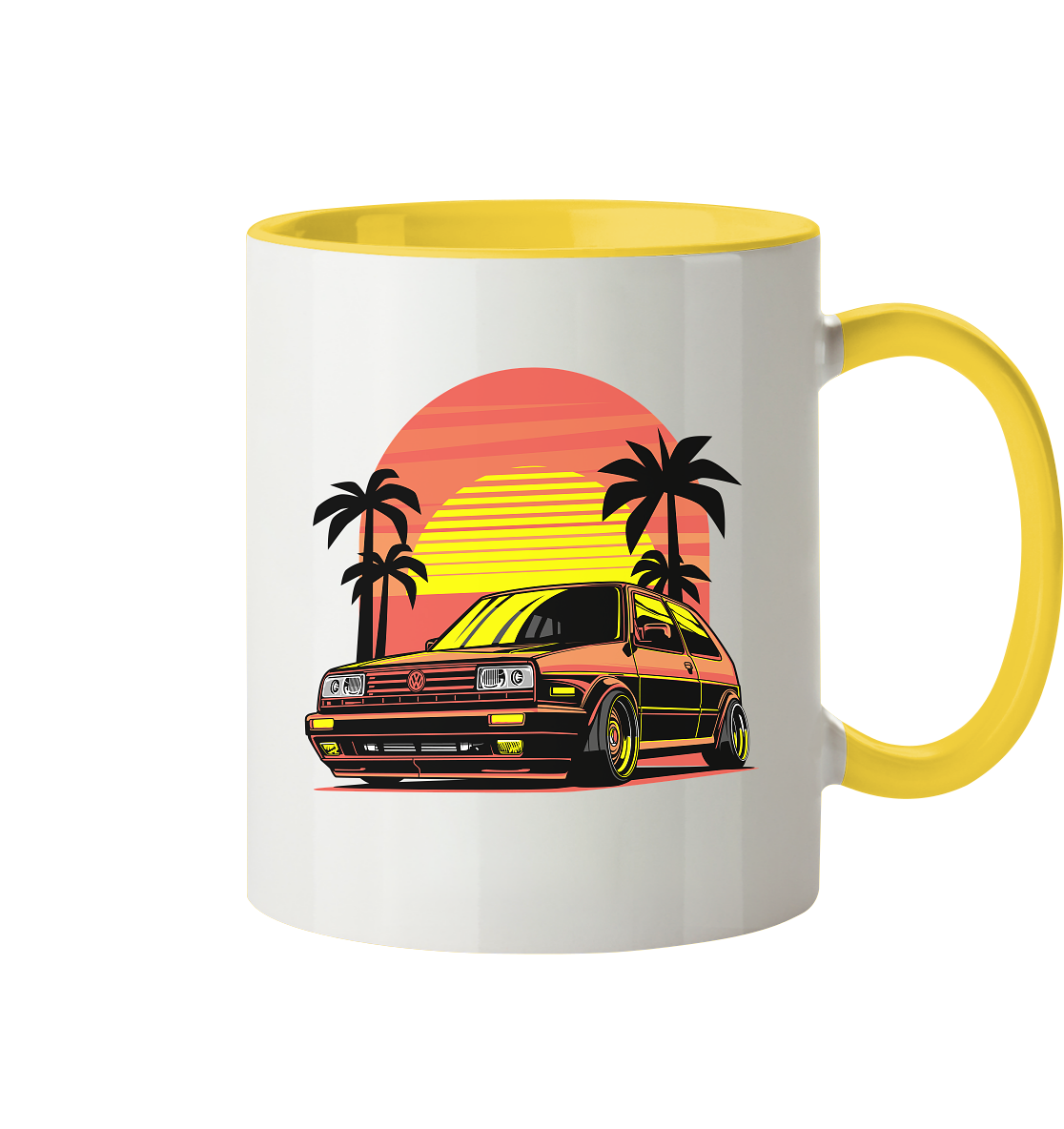 Tasse - zweifarbig mit zwei Seitendruck